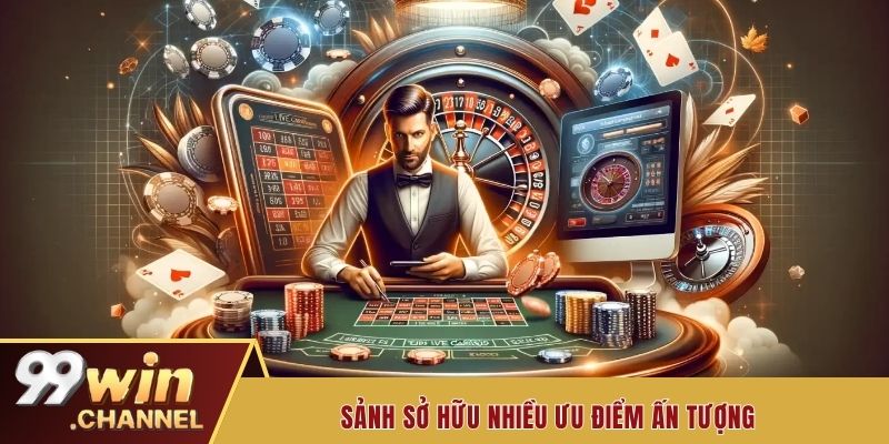 Sảnh sở hữu nhiều ưu điểm ấn tượng