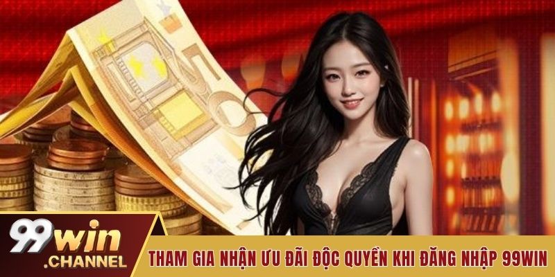 Tham gia nhận ưu đãi độc quyền khi đăng nhập 99win